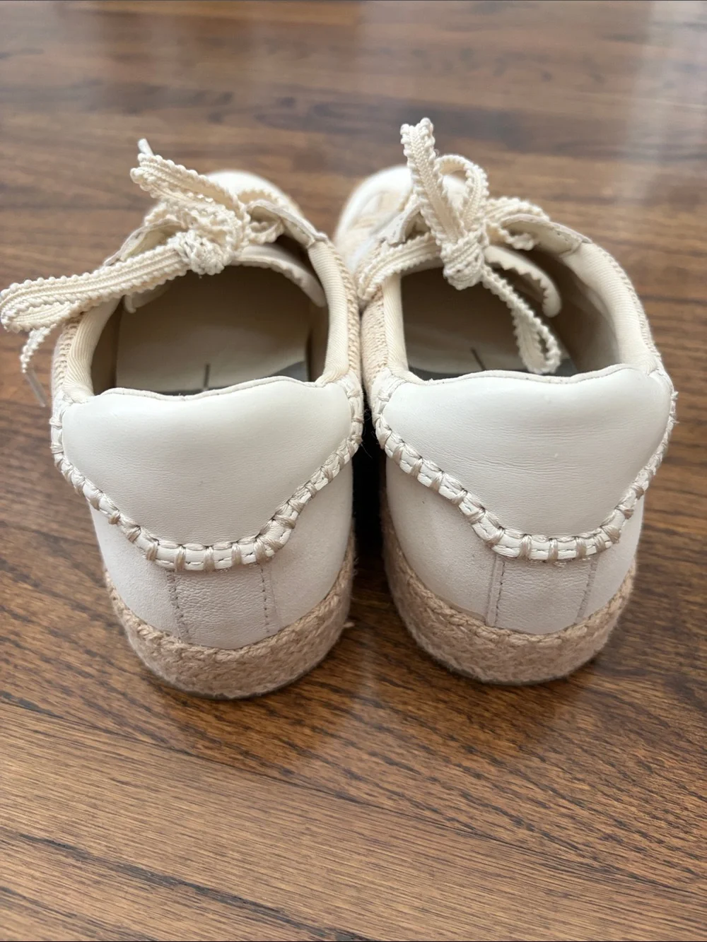 Dolce Vita Notice Beaded Lace-Up Low-Profile Espadrille Sneakers